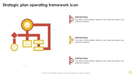 Strategic Plan Operating Framework Icon Ppt Show Picture PDF