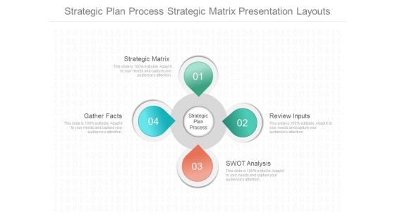 Strategic Plan Process Strategic Matrix Presentation Layouts