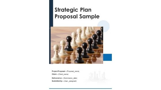 Strategic Plan Proposal Sample Example Document Report Doc Pdf Ppt