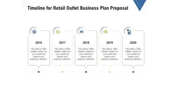 Strategic Plan Retail Store Timeline For Retail Outlet Business Plan Proposal Ppt File Portrait PDF