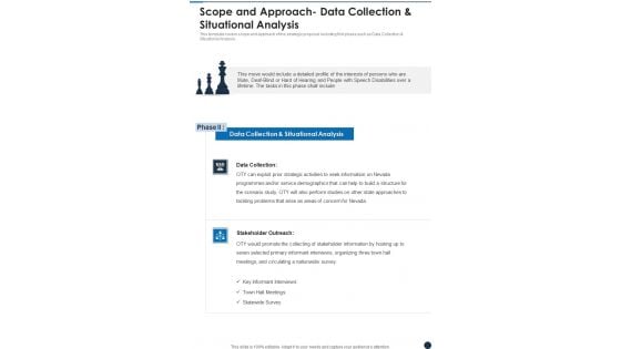 Strategic Plan Sample Scope And Approach Data Collection And Situational Analysis One Pager Sample Example Document Strategic Plan Sample Scope And Approach Data Collection And Situational Analysis One Pager Sample Example Document