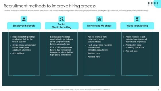 Strategic Plan To Optimize Recruitment Methods To Improve Hiring Process Sample PDF Strategic Plan To Optimize Recruitment Methods To Improve Hiring Process Sample PDF