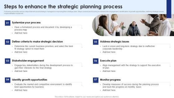 Strategic Planning And Execution A Comprehensive Guide Steps To Enhance The Strategic Information PDF