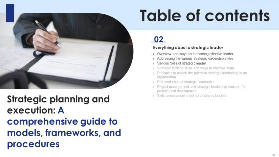 Strategic Planning And Execution A Comprehensive Guide To Models Frameworks And Procedures Complete Deck