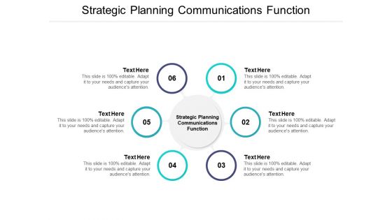 Strategic Planning Communications Function Ppt PowerPoint Presentation Inspiration Template Cpb