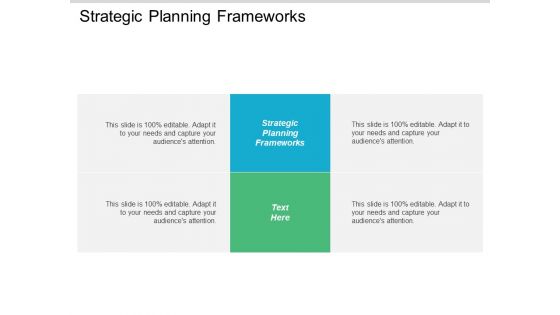 Strategic Planning Frameworks Ppt PowerPoint Presentation Layouts Graphics Download Cpb