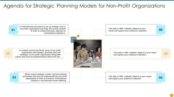 Strategic Planning Models For Non Profit Organizations Agenda For Strategic Planning Mockup PDF