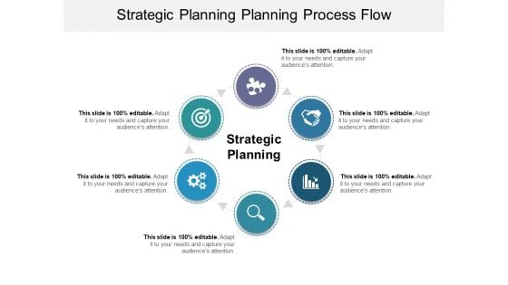 Strategic Planning Planning Process Flow Ppt PowerPoint Presentation Show Guide