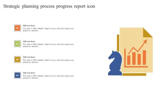 Strategic Planning Process Progress Report Icon Information PDF