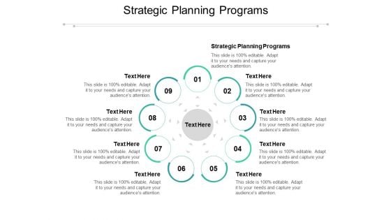 Strategic Planning Programs Ppt PowerPoint Presentation Styles Information Cpb Pdf