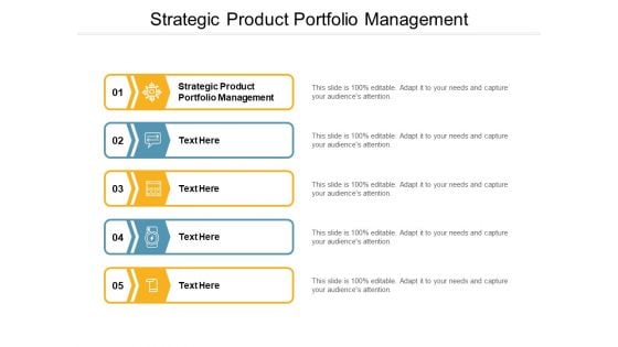 Strategic Product Portfolio Management Ppt PowerPoint Presentation Summary Files Cpb