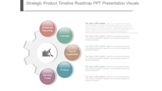 Strategic Product Timeline Roadmap Ppt Presentation Visuals