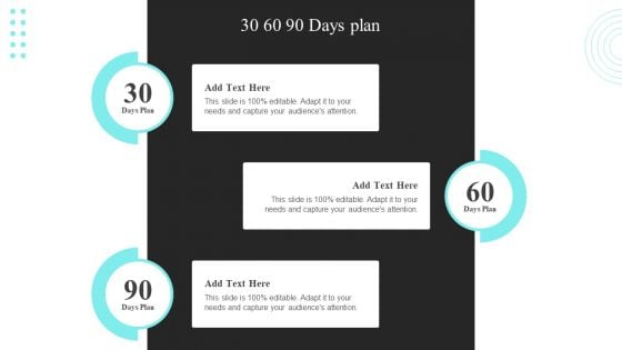 Strategic Promotional Guide For Restaurant Business Advertising 30 60 90 Days Plan Designs PDF