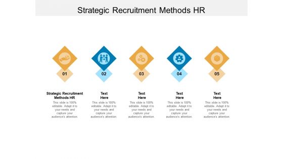 Strategic Recruitment Methods HR Ppt PowerPoint Presentation Outline Icons Cpb Pdf