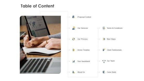 Strategic SEO Audit Table Of Content Slides PDF