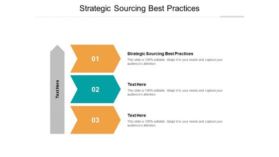 Strategic Sourcing Best Practices Ppt PowerPoint Presentation Model Microsoft Cpb