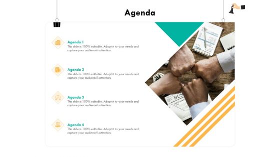 Strategic Sourcing For Better Procurement Value Agenda Ppt Layouts Deck PDF