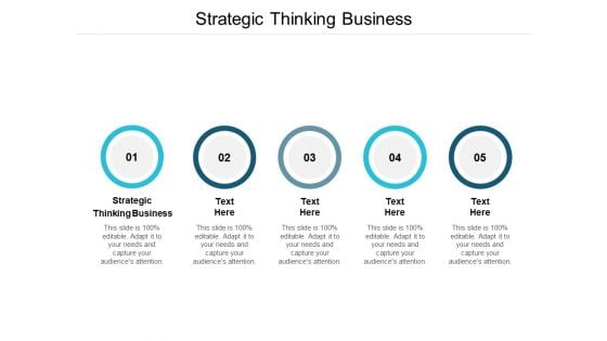 Strategic Thinking Business Ppt PowerPoint Presentation Inspiration Layout Cpb