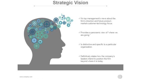 Strategic Vision Ppt PowerPoint Presentation Summary