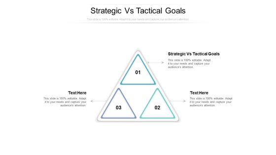 Strategic Vs Tactical Goals Ppt PowerPoint Presentation Outline Brochure Cpb