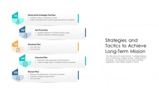 Strategies And Tactics To Achieve Long Term Mission Ppt Outline Show PDF Strategies And Tactics To Achieve Long Term Mission Ppt Outline Show PDF