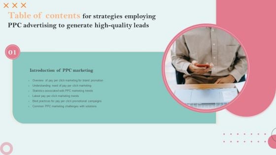 Strategies Employing PPC Advertising To Generate High Quality Leads Table Of Contents Professional PDF Strategies Employing PPC Advertising To Generate High Quality Leads Table Of Contents Professional PDF