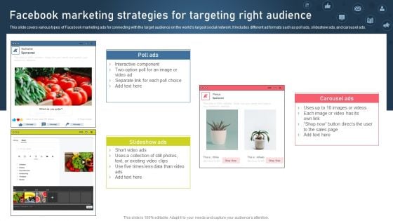 Strategies For Acquiring Online And Offline Clients Facebook Marketing Strategies For Targeting Right Audience Rules PDF