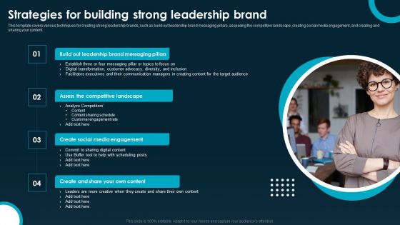 Strategies For Building Strong Leadership Brand Professional PDF