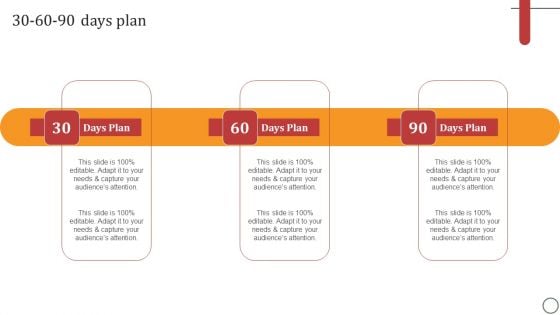 Strategies For Effective Leadership 30 60 90 Days Plan Diagrams PDF