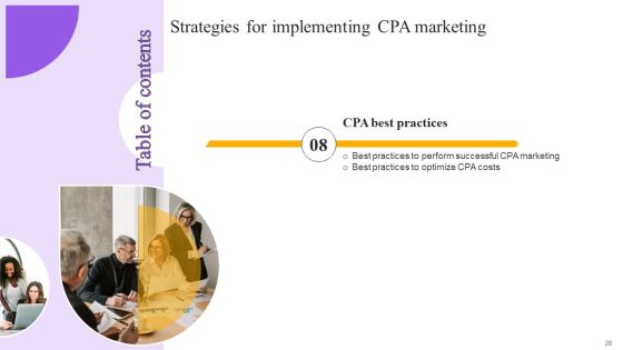Strategies For Implementing Cpa Marketing Ppt PowerPoint Presentation Complete Deck With Slides Slide28