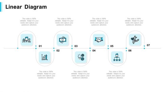 Strategies For Improving Corporate Culture Linear Diagram Ppt Icon Objects PDF