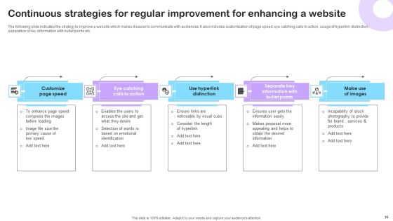 Strategies For Regular Improvement Ppt PowerPoint Presentation Complete Deck With Slides Slide16