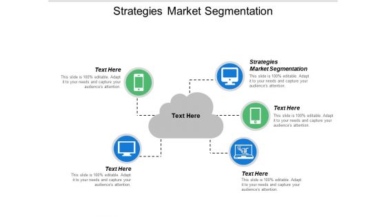 Strategies Market Segmentation Ppt PowerPoint Presentation Portfolio Format Cpb