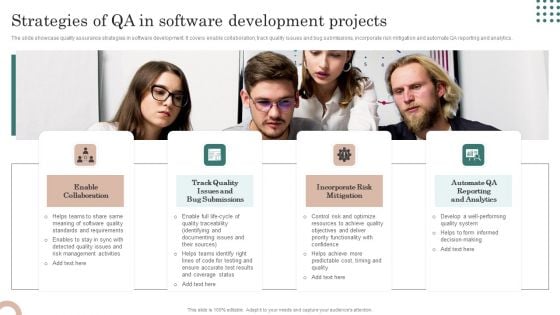 Strategies Of QA In Software Development Projects Sample PDF
