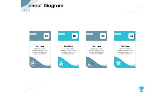 Strategies Take Your Retail Business Ahead Competition Linear Diagram Sample PDF