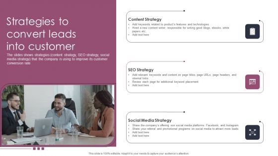 Strategies To Convert Leads Into Customer Stages To Develop Demand Generation Tactics Designs PDF