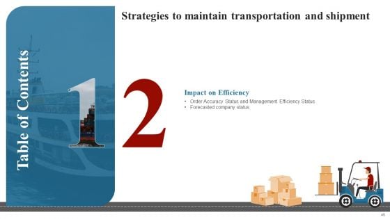 Strategies To Maintain Transportation And Shipment Ppt PowerPoint Presentation Complete Deck With Slides