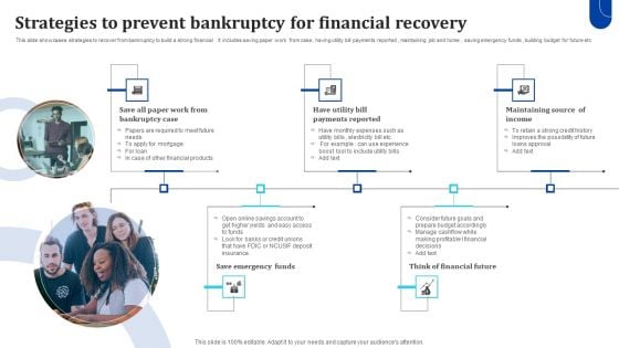 Strategies To Prevent Bankruptcy For Financial Recovery Download PDF
