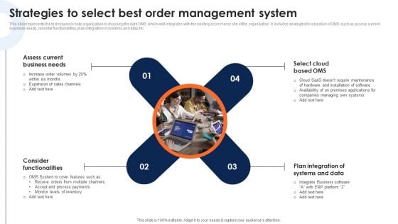 Strategies To Select Best Order Management System Deploying Ecommerce Order Management Software Download PDF