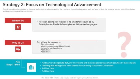 Strategy 2 Focus On Technological Advancement Formats PDF