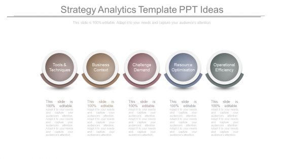 Strategy Analytics Template Ppt Ideas