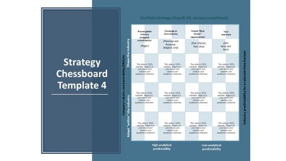 Strategy Chessboard Marketing Planning Ppt PowerPoint Presentation File Slide Portrait