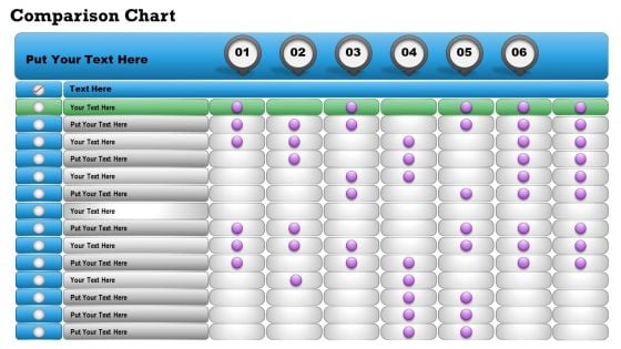 Strategy Diagram Comparison Chart For Business Data Consulting Diagram