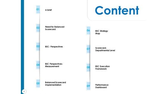 Strategy Execution Balanced Scorecard Content Ppt Layouts Gallery PDF