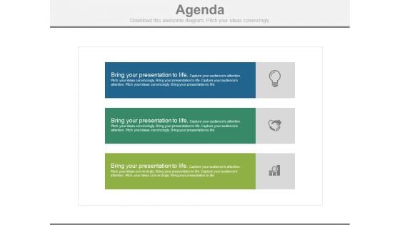 Strategy Meeting Agenda Template Powerpoint Slides
