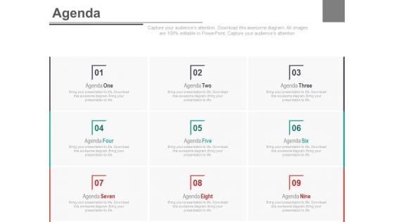 Strategy Steps For Business Agenda Powerpoint Slides