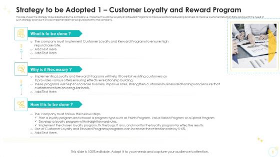 Strategy To Be Adopted 1 Customer Loyalty And Reward Program Graphics PDF Strategy To Be Adopted 1 Customer Loyalty And Reward Program Graphics PDF