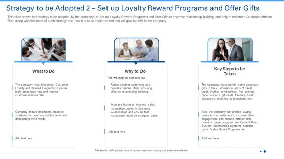 Strategy To Be Adopted 2 Set Up Loyalty Reward Programs And Offer Gifts Template PDF