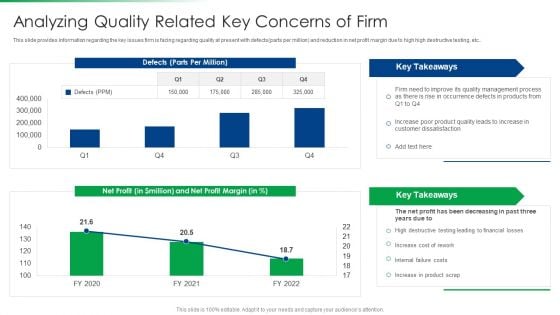 Strawman Project Action Plan Analyzing Quality Related Key Concerns Of Firm Information PDF