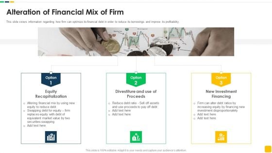 Strawman Proposal For Enterprise Critical Thinking Alteration Of Financial Mix Of Firm Graphics PDF